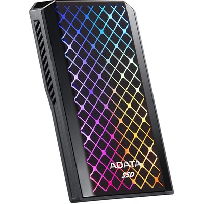 Adata SE900G 1TB USB 3.2 (Gen 2) Type C Gaming External Hard Drive, Black (ASE900G-2TU32G2-CBK)
