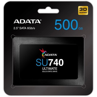 Adata Ultimate SU740 500GB SATA Internal Hard Drive (ASU740SS-500G-R)