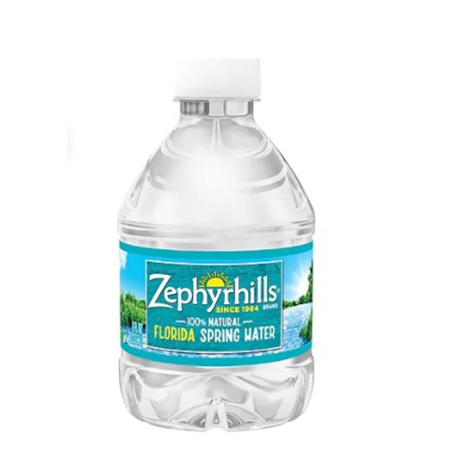 Zephyrhills 100% Natural Spring Water, 8-Ounce Mini Plastic Bottles, 48/Pack (11475286)