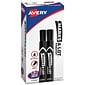 Avery Marks A Lot Tank Permanent Markers, Chisel Tip, Black, 12/Pack (08888/98028)