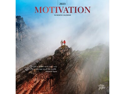 2023 BrownTrout Motivation 12 x 12 Monthly Wall Calendar (9781975455781)