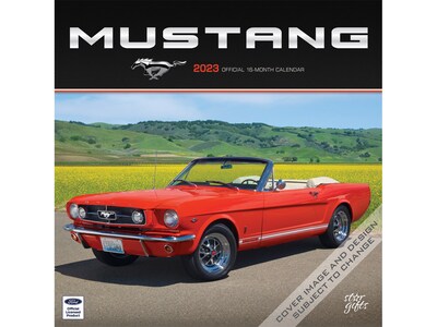 2023 BrownTrout Mustang 12 x 12 Monthly Wall Calendar (9781975455620)