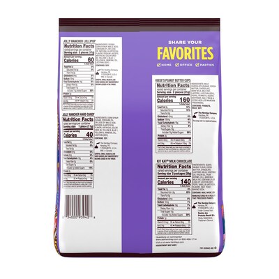 Hersheys Sweets & Chocolate Variety, Assorted Flavors, 34.19 oz., (HEC93942)