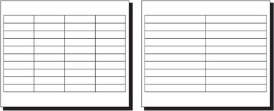 Avery Hanging File Folder Tab Inserts, 5-Tab, White, 100/Pack (11136)