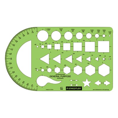 Staedtler® Mars® General Purpose Template (977 102)