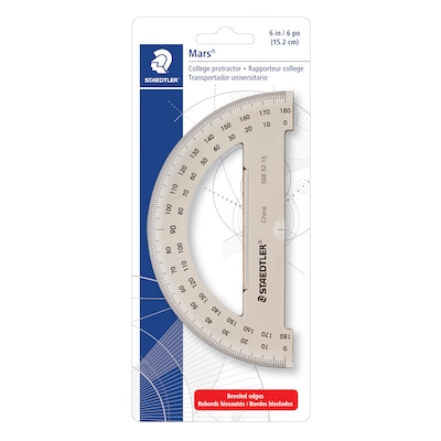 Staedtler® Mars® 180 Degree Protractor (56852-15BK)