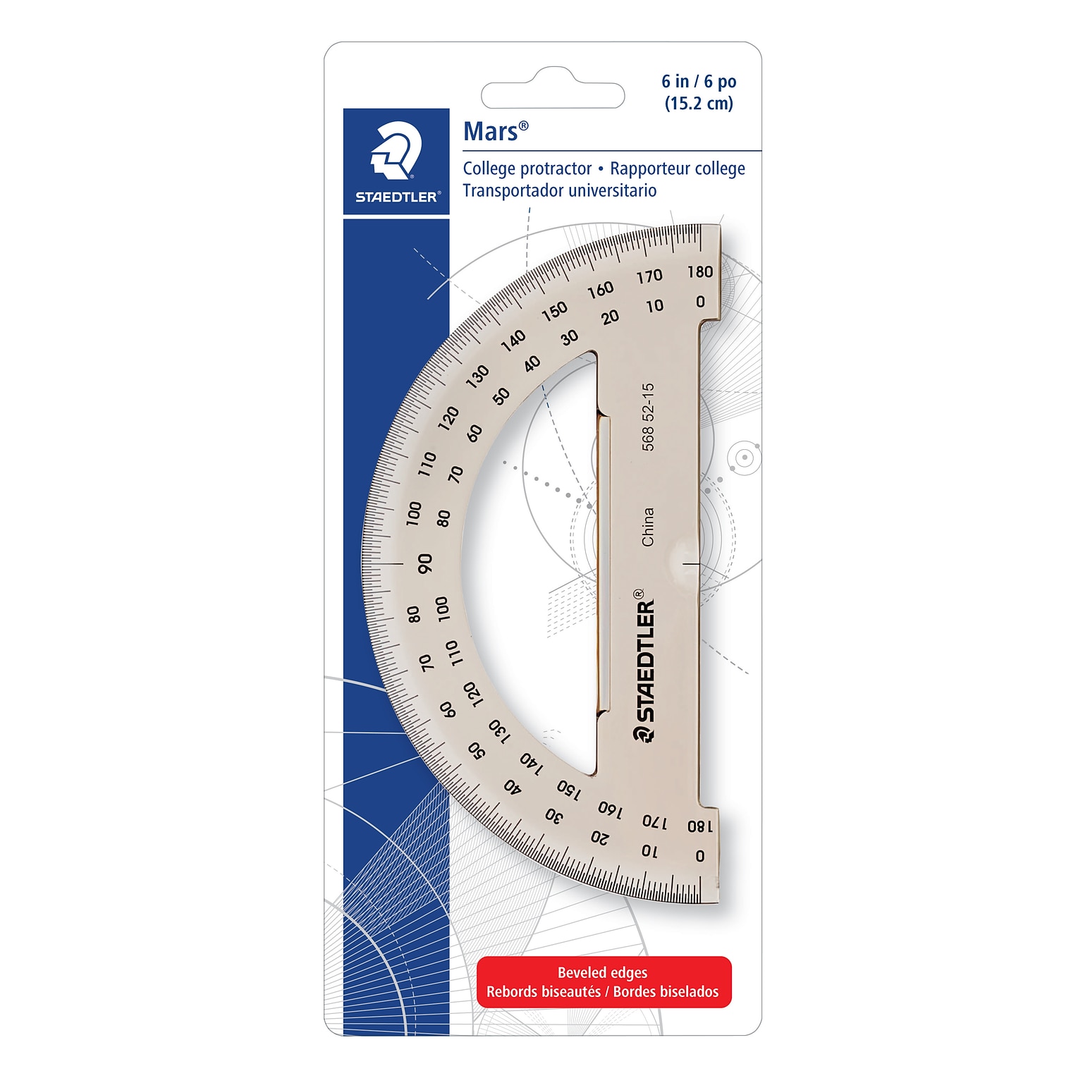 Staedtler® Mars® 180 Degree Protractor (56852-15BK)