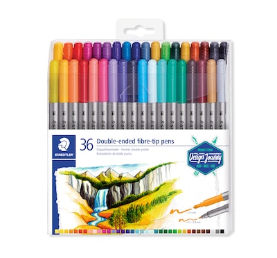 Staedtler® Double-Ended Watercolor Brush Pen Set