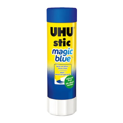 UHU Washable Glue Sticks, 1.41 oz., Blue (99653)