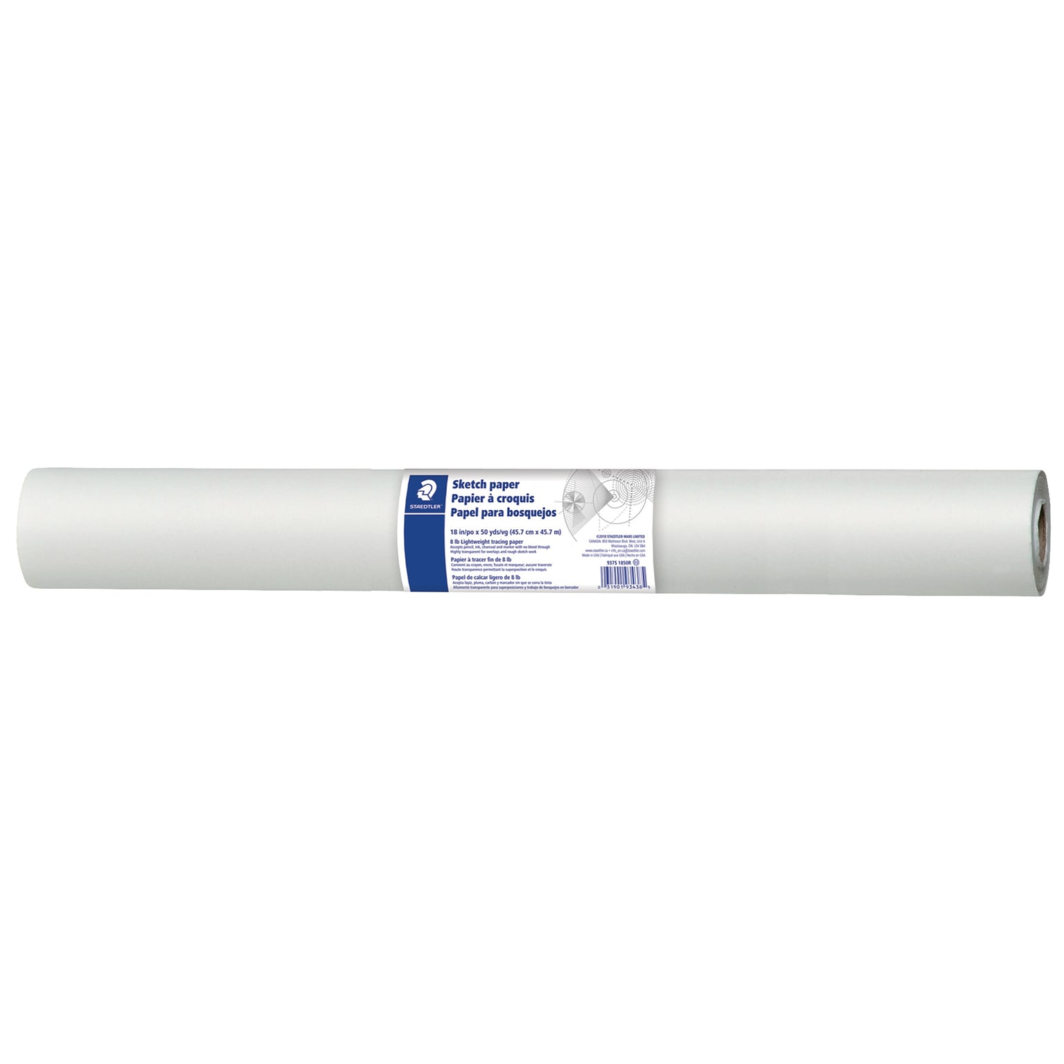 Staedtler Sketch Paper, 18 x 150, White (937S 1850R)