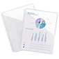 Avery Binder Pockets for 3-Ring Binders, Clear, Fits 8 1/2" x 11" Paper, 5/Pack (75243)