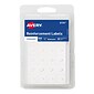 Avery Reinforcement Labels, 0.25"Dia., White, 28 Labels/Sheet, 20 Sheets/Pack (06734)