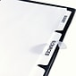 Avery Index Maker Print & Apply Label Paper Dividers for Copiers, 8 Tabs, White, 5 Sets/Pack (11422)