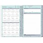 2023 Blue Sky Rue Du Flore 5" x 8" Weekly & Monthly Planner, Mint Green (101603-23)