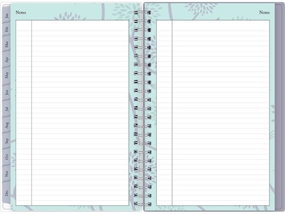 2023 Blue Sky Rue Du Flore 5" x 8" Weekly & Monthly Planner, Mint Green (101603-23)