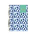 2023 Blue Sky Day Designer Tile 5 x 8 Weekly & Monthly Planner, Blue/Green (101410-23)