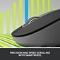 Logitech Signature M650 Large Left Wireless Optical Mouse - For Large Sized Left Hands, Graphite (910-006234)