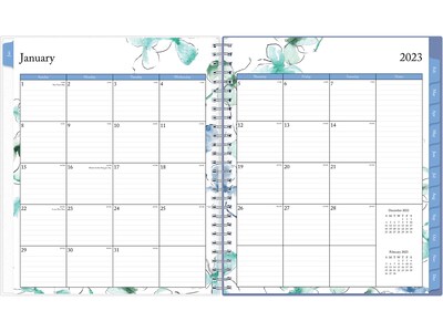 2023 Blue Sky Lindley 8 x 10 Monthly Planner, Blue/Green (101582-23)