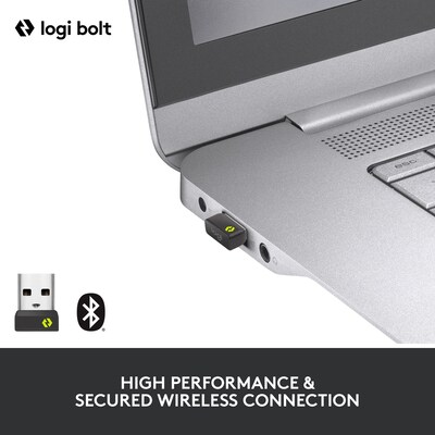 Logitech Signature M650 for Business Wireless Ergonomic Optical Mouse, Graphite (910-006272)