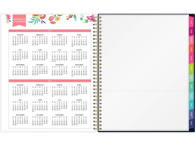 2023 Blue Sky Peyton Navy 8.5" x 11" Weekly & Monthly Planner, Multicolor (103617-23)