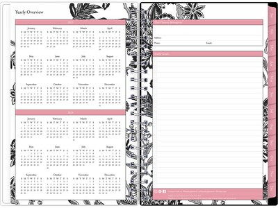 2023 Blue Sky Analeis 5" x 8" Weekly & Monthly Planner, Black/White (100003-23)