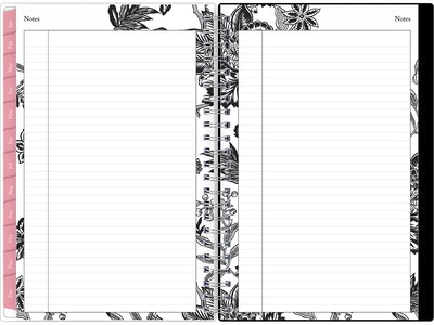 2023 Blue Sky Analeis 5" x 8" Weekly & Monthly Planner, Black/White (100003-23)