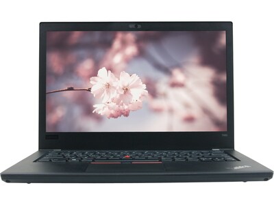 Lenovo ThinkPad T480 14" Refurbished Laptop, Intel Core i5-8350U, 16GB Memory, 512GB SSD, Windows 11 Pro (ST5-33616)