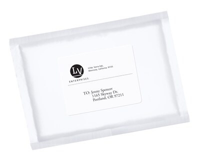 Avery EcoFriendly Laser/Inkjet Shipping Labels, 3-1/3 x 4, White, 6 Labels/Sheet, 100 Sheets/Box (