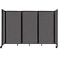 Versare The Room Divider 360 Freestanding Mobile Partition, 72"H x 102"W, Charcoal Gray (1172307)