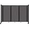 Versare The Room Divider 360 Freestanding Mobile Partition, 72H x 102W, Charcoal Gray (1172307)