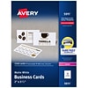 Avery® Laser Business Cards, 2 x 3.5, White, 2500/Box(5911)