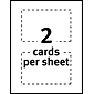 Avery Postcards, Matte White, Print to the Edge, 4" x 6", Inkjet, 100/Pack (08386)