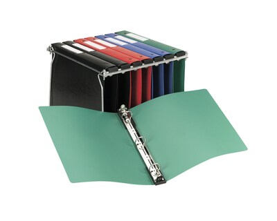 Avery 1 3-Ring Hanging Binder, Green (14802)