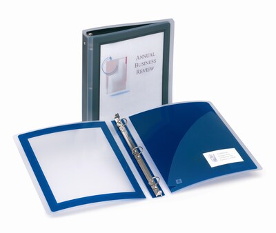 Avery Flexi-View 1 3-Ring View Binders, Black (17686/14985-CC)