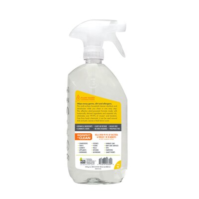 Boulder Clean Disinfecting Cleaner, Lemon Scent, 28 Oz. (003007)