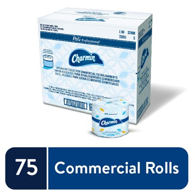 Charmin Individually Wrapped Toilet Paper, 2-Ply, 450 Sheets/Roll, 75 Rolls/Carton