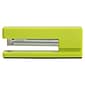 JAM Paper Modern Desktop Stapler, 10 Sheet Capacity, Lime Green (337GR)