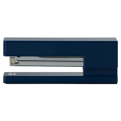 JAM Paper Modern Desktop Stapler, 10 Sheet Capacity, Navy Blue (337NA)