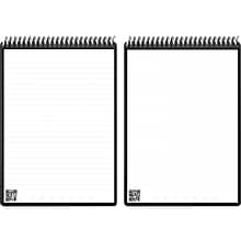 Rocketbook Flip Smart Notepad, 6 x 8.8, Lined/Dot Grid Ruled, 18 Sheets, Black (FLP-E-RC-A-FR)