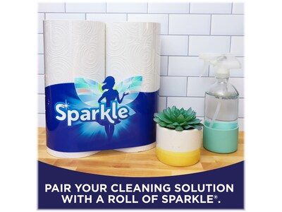 Sparkle Pick-A-Size with Thirst Pockets Paper Towels, 2-ply, 110 Sheets/Roll, 24 Rolls/Pack (22264/50)