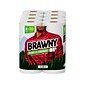 Brawny Tear-A-Square Paper Towels, 2-ply, 120 Sheets/Roll, 16 Rolls/Pack (44372/50)