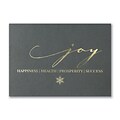 Custom Joyful Greetings Cards, with Envelopes, 7 7/8 x 5 5/8 Holiday Card, 25 Cards per Set