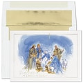 Custom Watercolor Glow Cards, with Envelopes, 7 7/8 x 5 5/8 Holiday Card, 25 Cards per Set