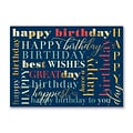 Custom Happiest Birthday Cards, with Envelopes, 7 7/8 x 5 5/8 Birthday Card, 25 Cards per Set
