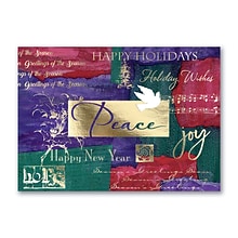 Custom Multiple Greetings Cards, with Envelopes, 7 7/8 x 5 5/8 Holiday Card, 25 Cards per Set