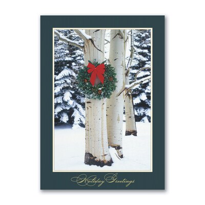 Custom Serene Beauty Cards, with Envelopes, 5 5/8 x 7 7/8 Holiday Card, 25 Cards per Set