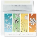 Custom Colors of the Seasons Cards, with Envelopes, 7 7/8 x 5 5/8 Holiday Card, 25 Cards per Set