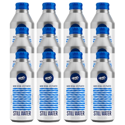 Open Water Still Canned Water with Electrolytes, 16 oz, 12/Pack (343-00001)