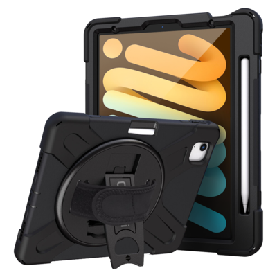 CODi Rugged Polycarbonate/Silicone Case for iPad Mini 6, Black  (C30705064)