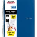 Five Star® Wirebound Notebook, 1-Subject Notebook, 8.5 x 11, College Ruled, 100 Sheets, Assorted C